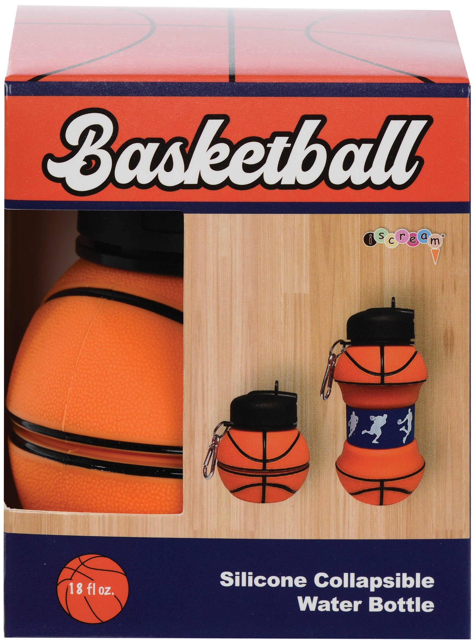 Basketball Collapsible Water Bottle