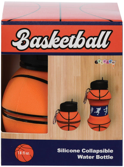 Basketball Collapsible Water Bottle