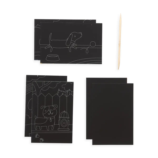 Scratch & Scribble Art Kit | Playful Pups