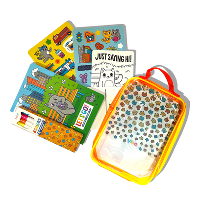 Let's Go!: Activity & Coloring Kit - Kitty In The City