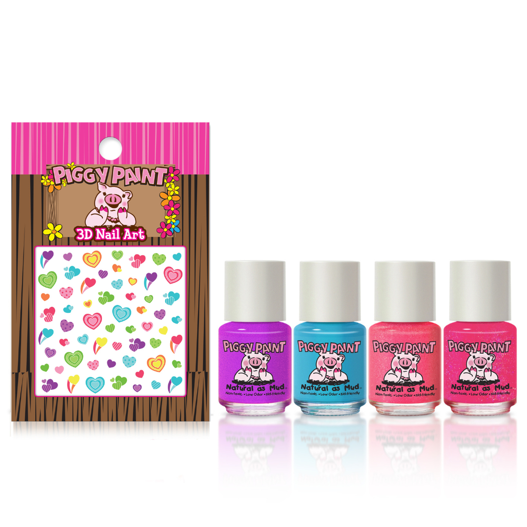 Birthday Cake Shake Gift Set Non-Toxic Kids Nail Polish
