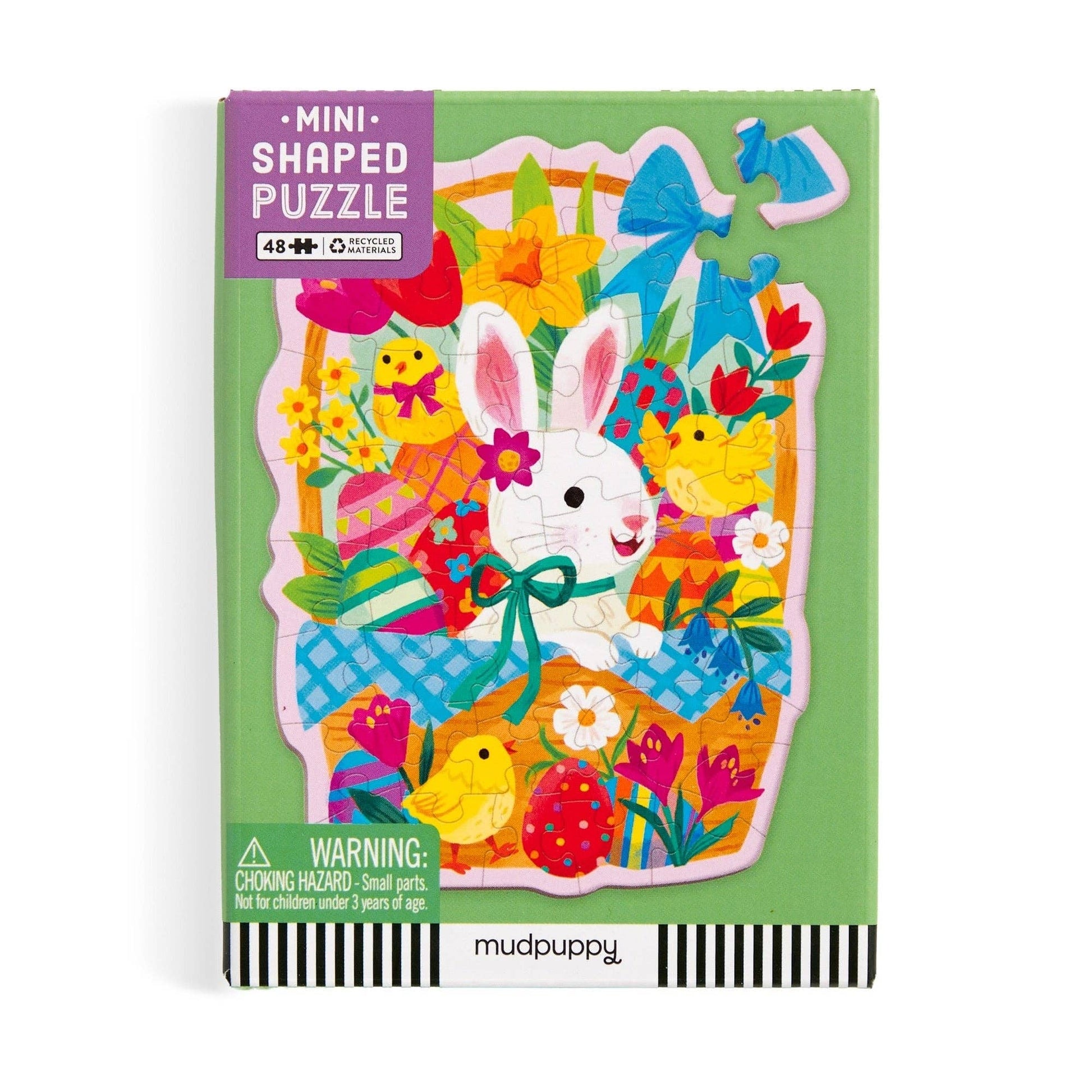 Bunny Basket 48 Piece Mini Shaped Puzzle