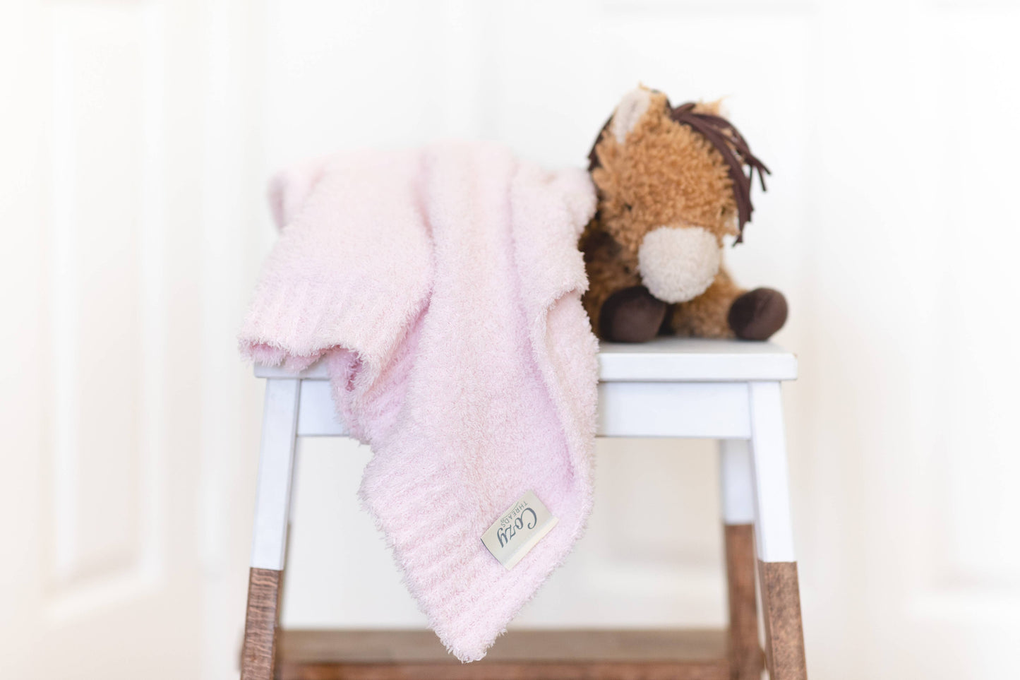 Cozy Baby Receiving Blanket | Pink