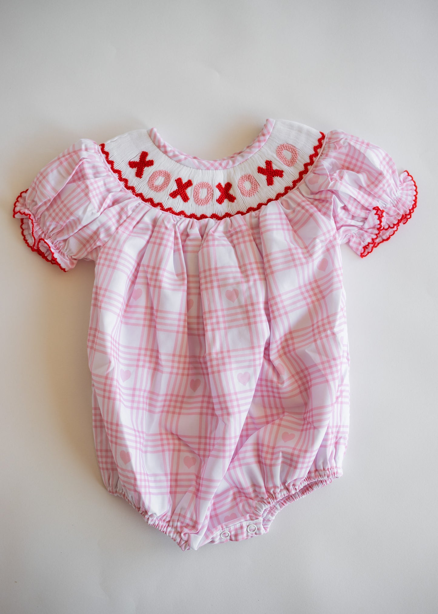 XOXO Girl's Smocked Bishop Bubble