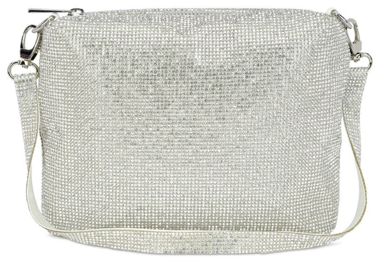 White Crystal Crossbody Bag