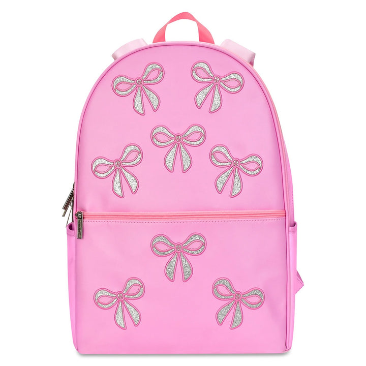 Glitter Bows Backpack | Pink