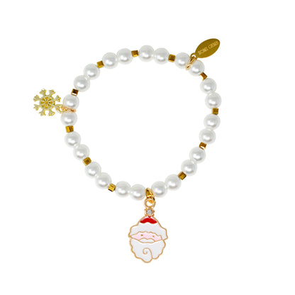 Christmas Holiday Stretchy Bracelets, assorted