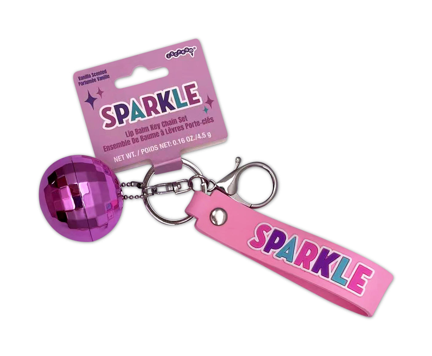 Shine Bright Lip Balm Key Chain Set