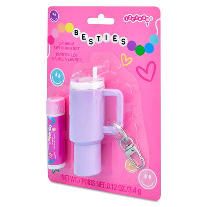 Besties Lip Balm Key Chain Set