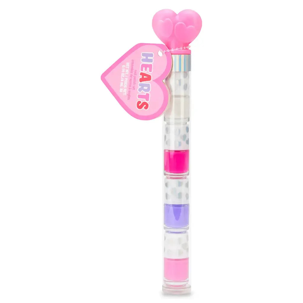 Hearts Nail Polish Set