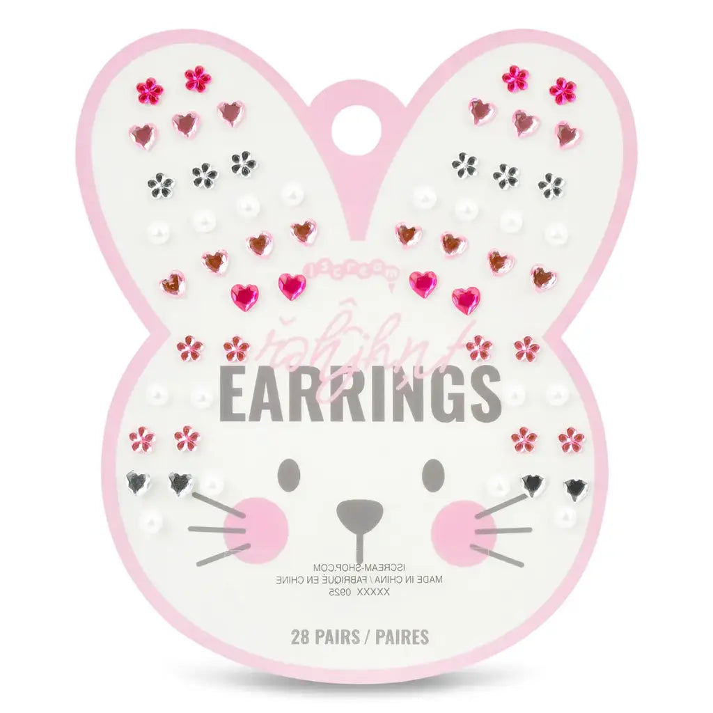 Bunny Stick On Earrings