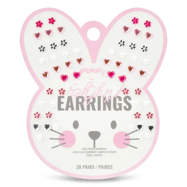 Bunny Stick On Earrings