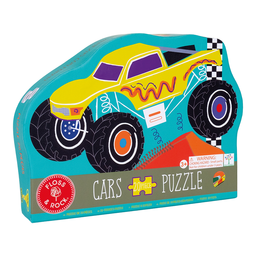 Cars 20pc "Monster Truck" Shaped Jigsaw