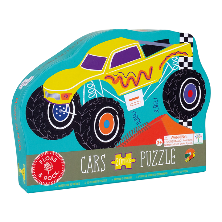 Cars 20pc "Monster Truck" Shaped Jigsaw