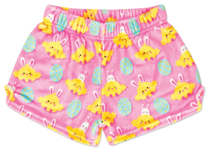 Hoppy Chicks Plush Shorts