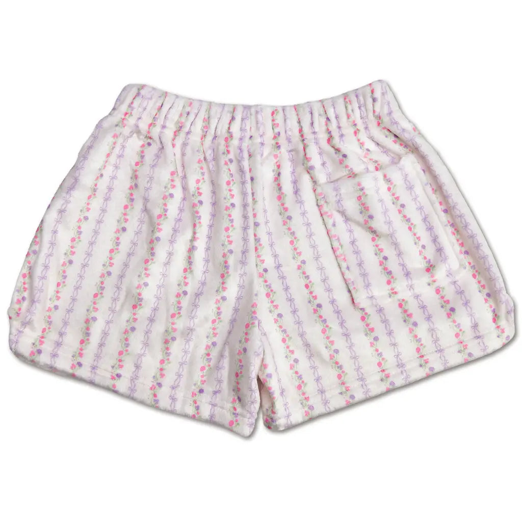Sweet Heart Vine Plush Shorts
