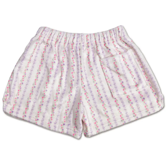 Sweet Heart Vine Plush Shorts