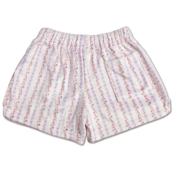 Sweet Heart Vine Plush Shorts