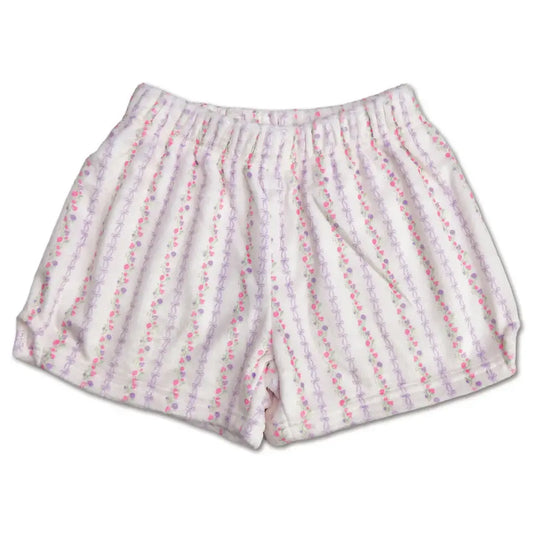 Sweet Heart Vine Plush Shorts