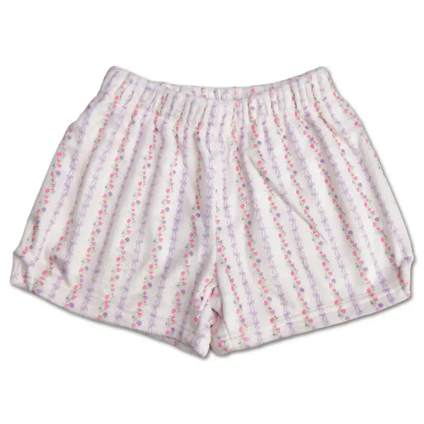 Sweet Heart Vine Plush Shorts
