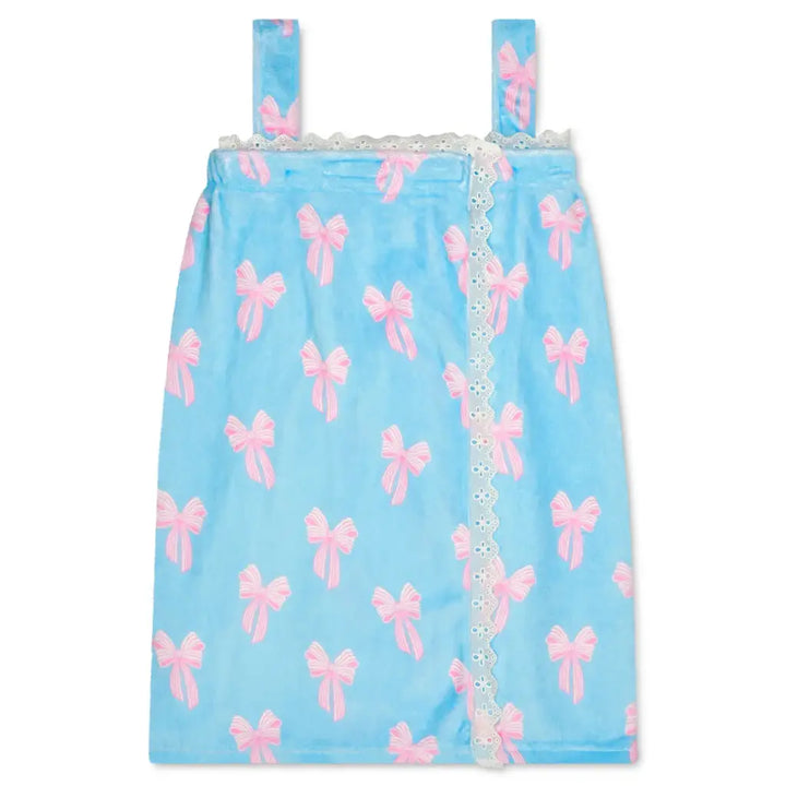 Spring Bows Plush Spa Wrap