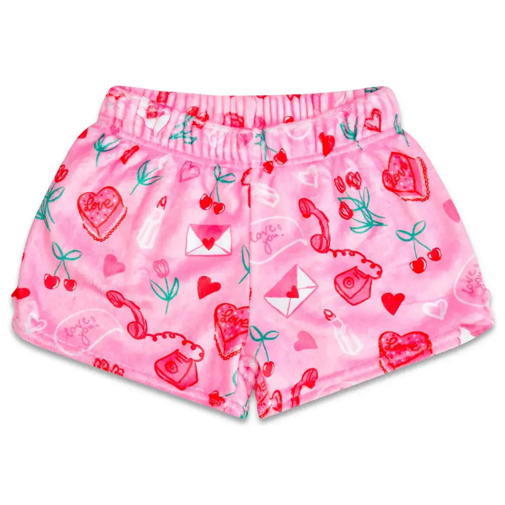 Love Doodles Plush Shorts