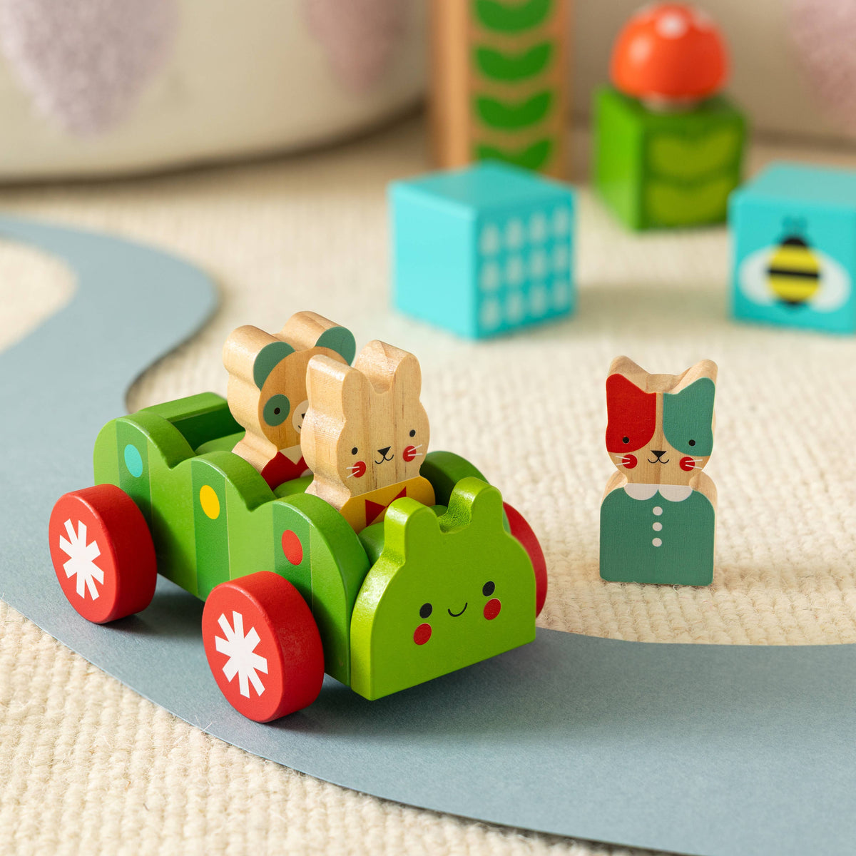 Bug Bus Wooden Play Set 
