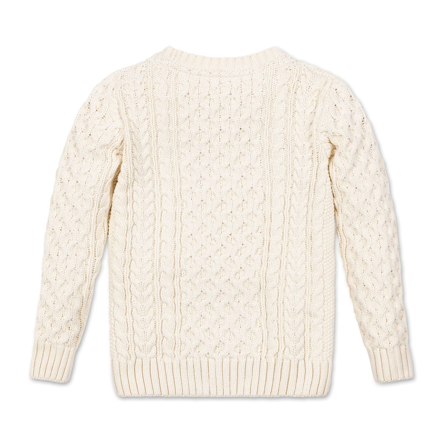 Organic Fisherman Sweater | Ivory