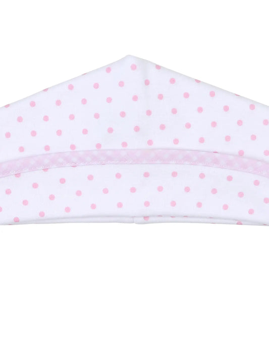 Gingham Dots Hat | Pink