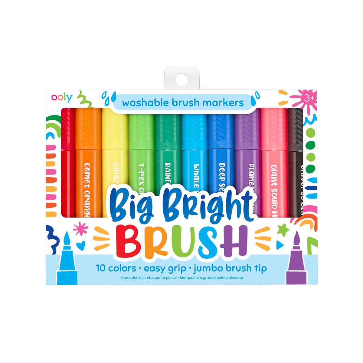Big Bright Brush Markers | Set of 10