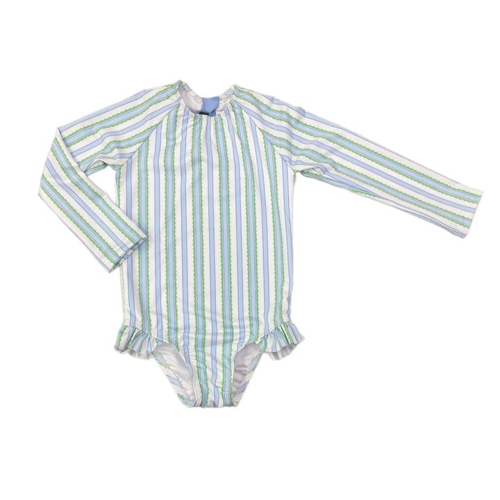 Scallop Stripe Swimsuit