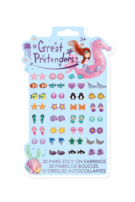 Mermaid Sticker Earrings | 30 Pairs