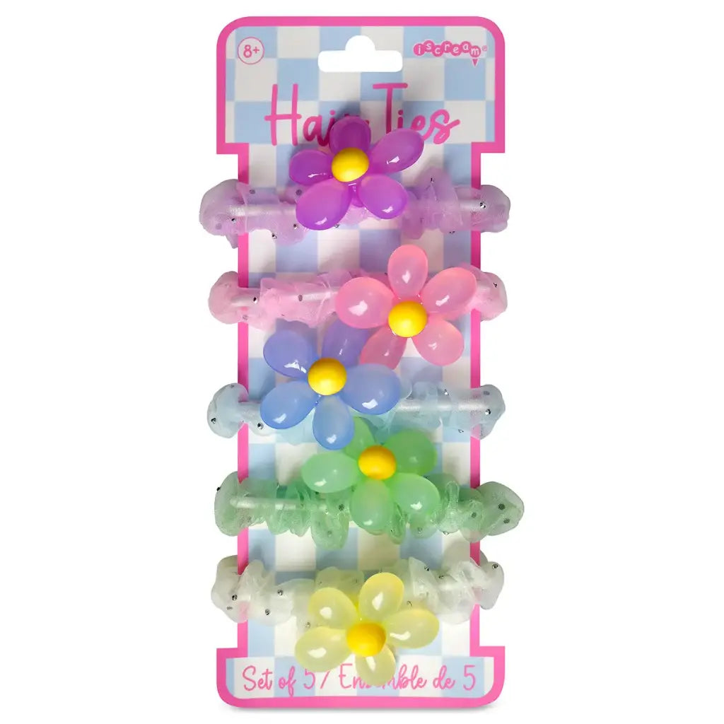 Flower Hair Tie Set