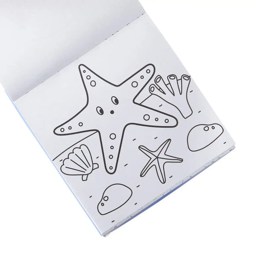 Carry Along Coloring Book & Crayons | Sea Life