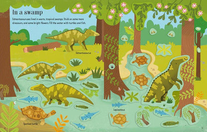 First Sticker Book Dinosaurs : Usborne