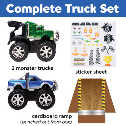 Decorate 2 Monster Trucks | Craft Kit for Kids