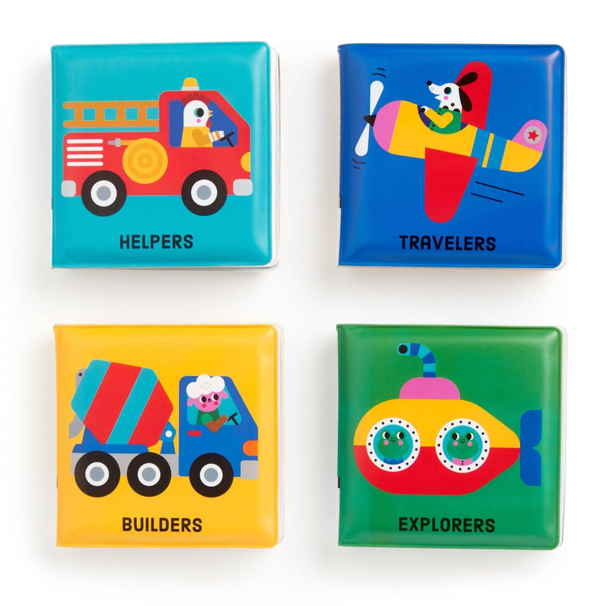 Things That Go Color Magic Bath Book Set