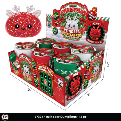 Fun Doh Christmas Mystery Reindeer Dumpling Squishy Toy