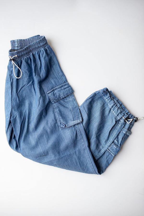 Cargo Pant | Denim Wash