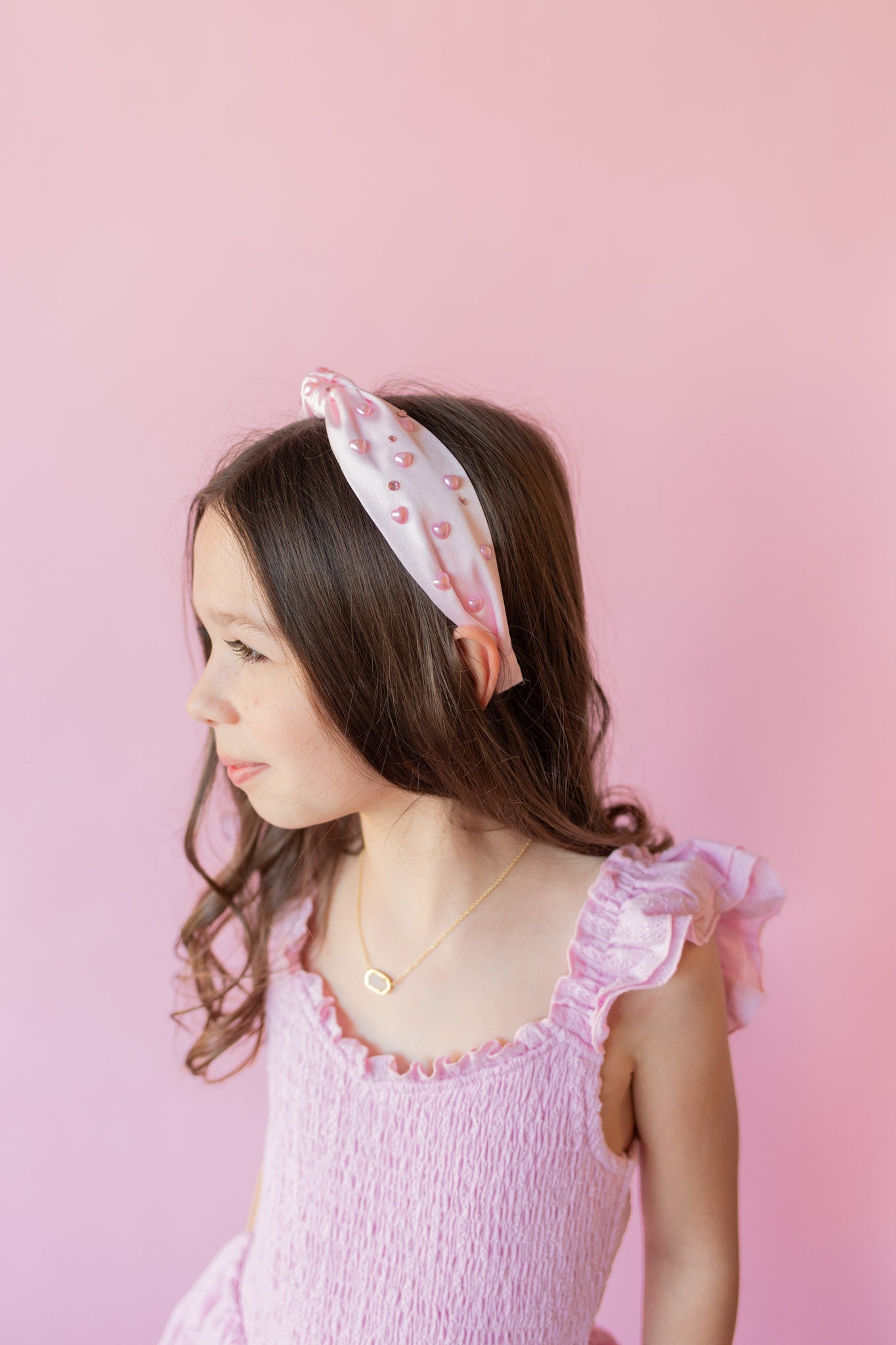 Flutter Smock Top Tiered Dress | Light Pink