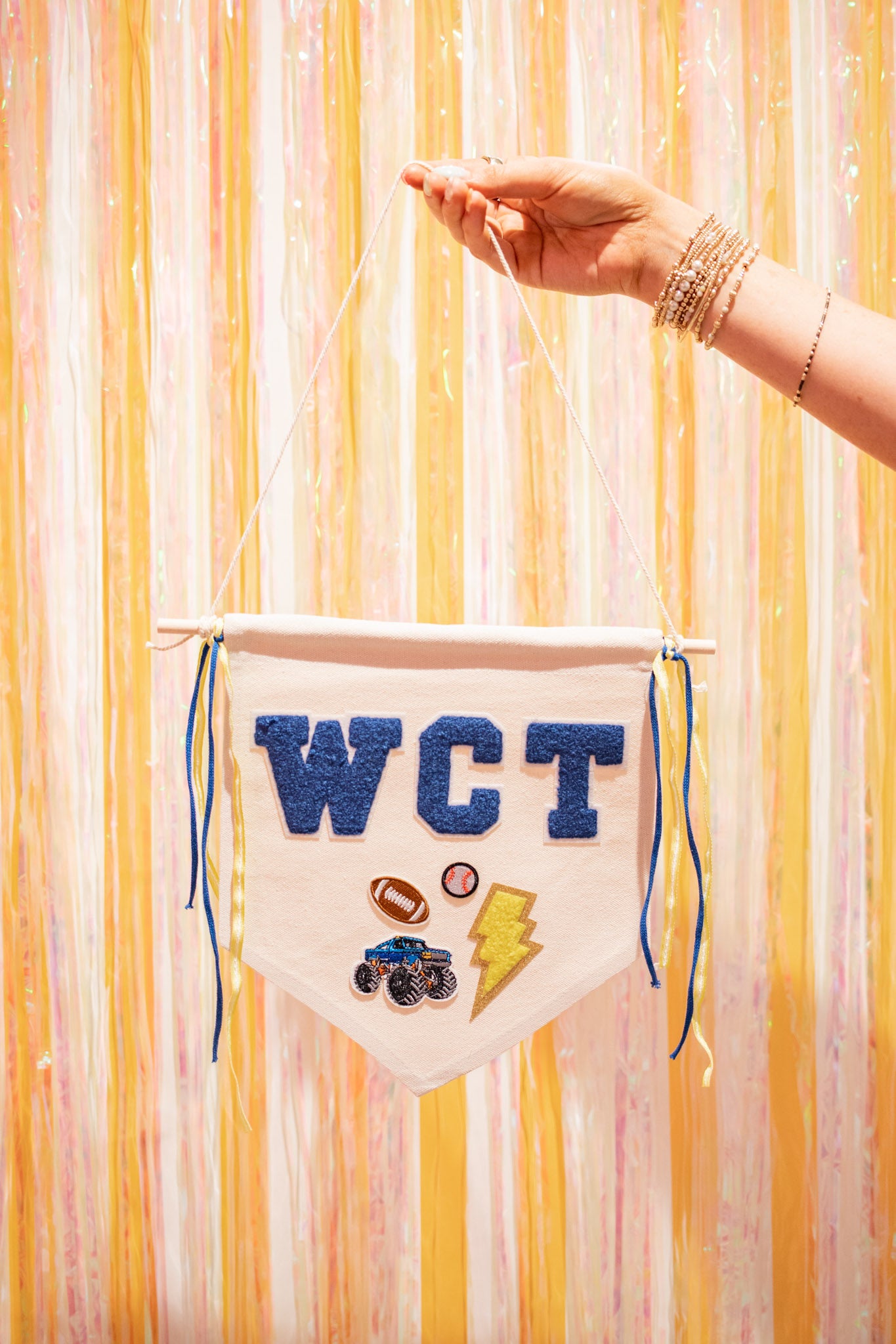 CAMP MAGPIES: Patched Pennants