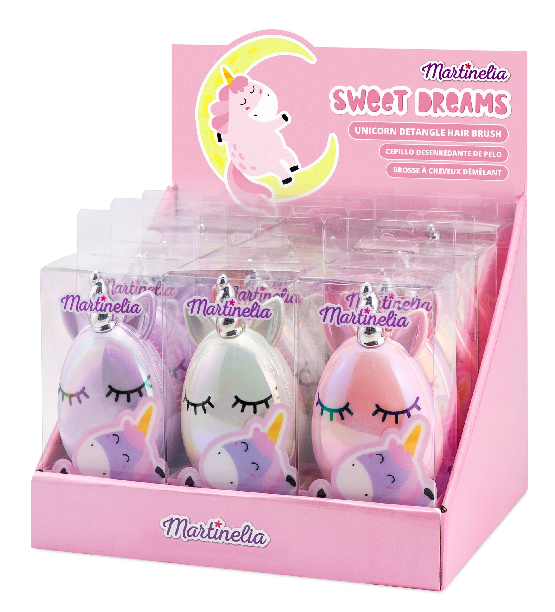 Martinelia Sweet Dreams Unicorn Detangler Hair Brush