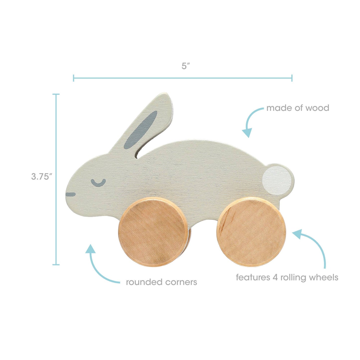 Wooden Toy Bunny, Baby & Toddler Toy