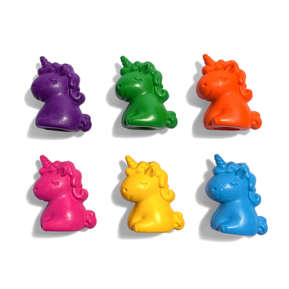 Unicorn Party Finger Crayons - Set of 6