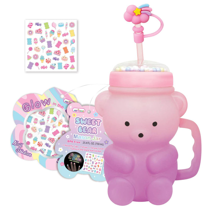 Sweet Bear Mason Jar, Sugar Crush
