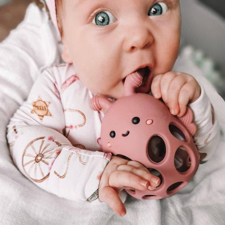 Garden Party Collection - Honey Bee Teether | Lemon