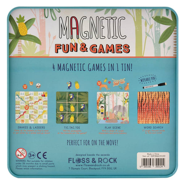Jungle Magnetic Fun and Games Compendium