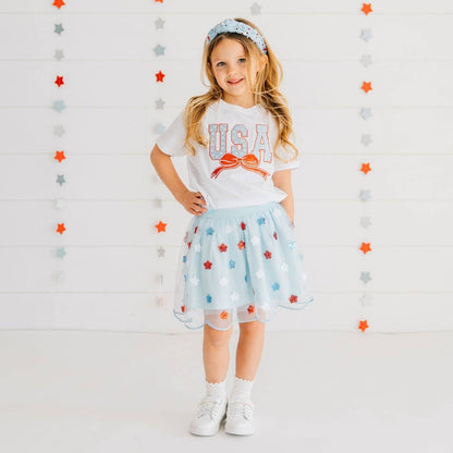 USA Sequin Stars Tutu - Fourth of July - Kids Clothing