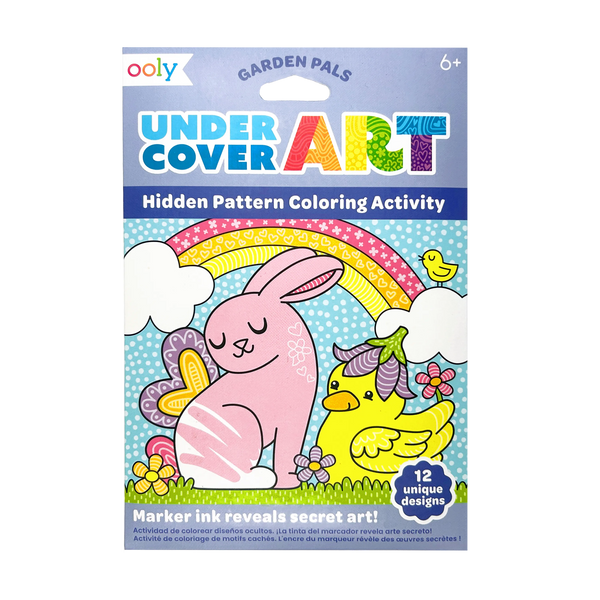 Undercover Art Hidden Patterns Color Activity - Garden Pals