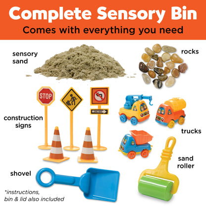 Sensory Bin | Construction Zone Activity